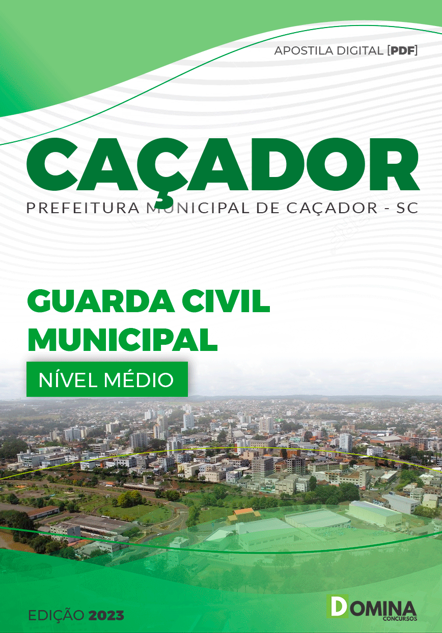 Apostila Pref Caçador SC 2023 Guarda Civil Municipal