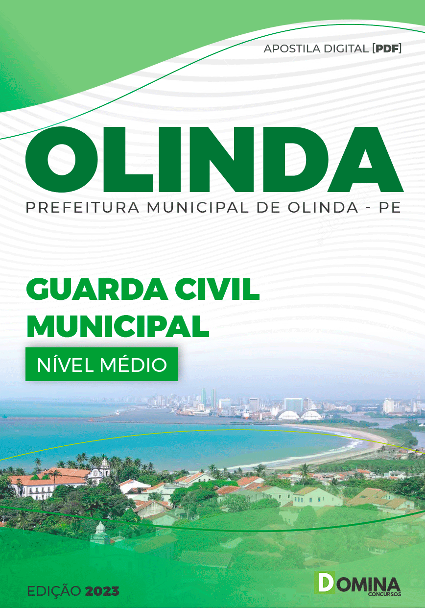 Apostila Concurso Pref Olinda PE 2023 Guarda Civil Municipal