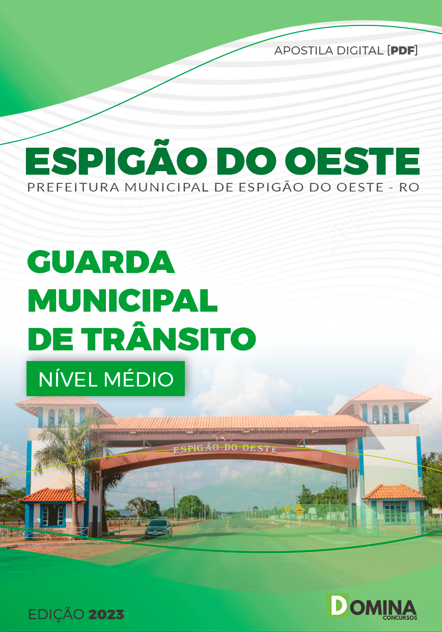 Apostila Pref Espigão D´Oeste RO 2023 Guarda Municipal