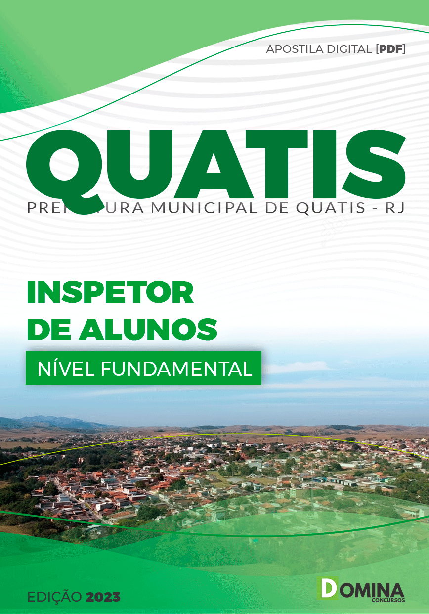 Apostila Digital Pref Quatis RJ 2023 Inspetor Alunos