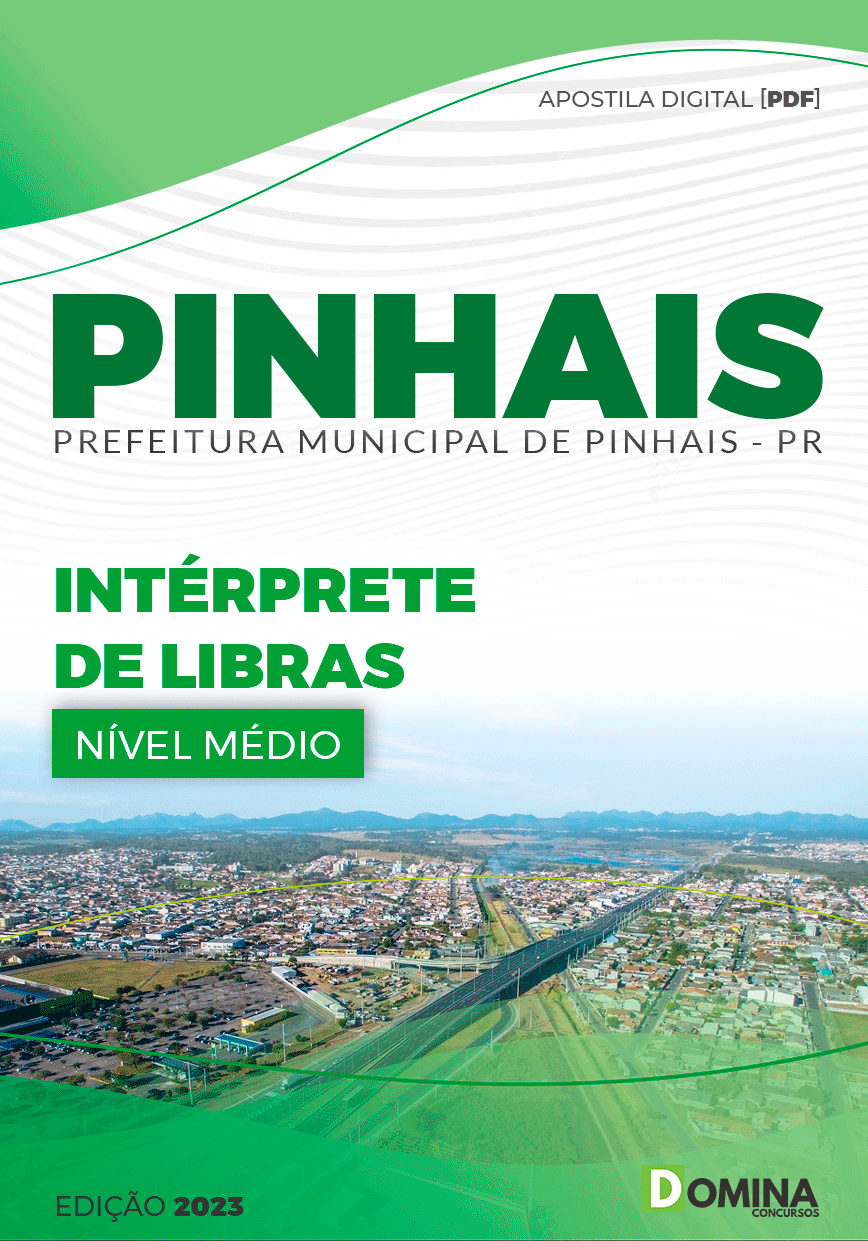 Apostila Processo Seletivo Pinhais PR 2023 Intérprete de Libras