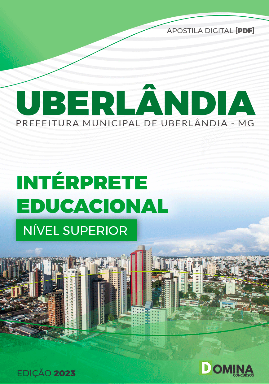 Apostila Pref Uberlândia MG 2023 Intérprete Educacional