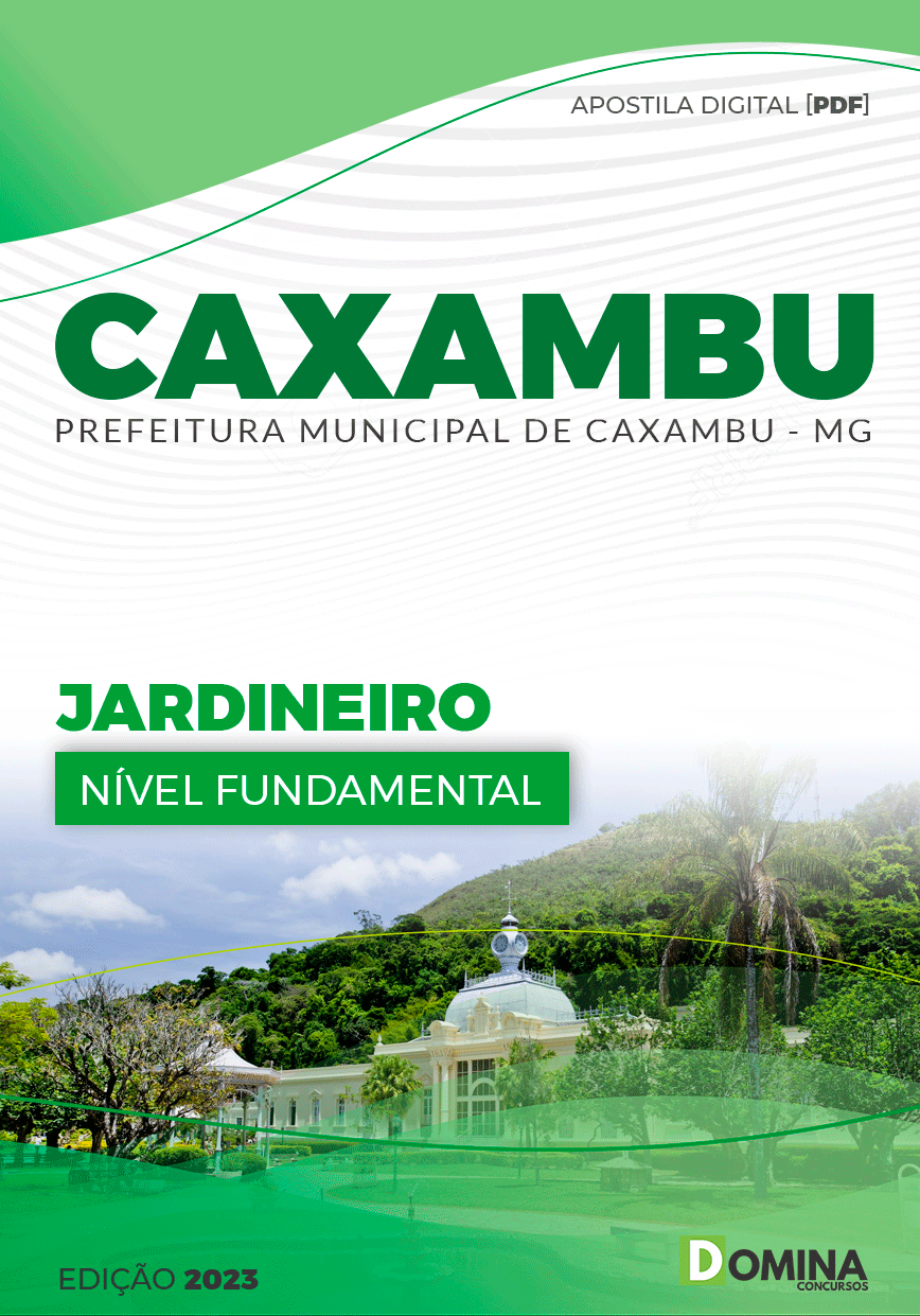 Apostila Concurso Pref Caxambu MG 2023 Jardineiro