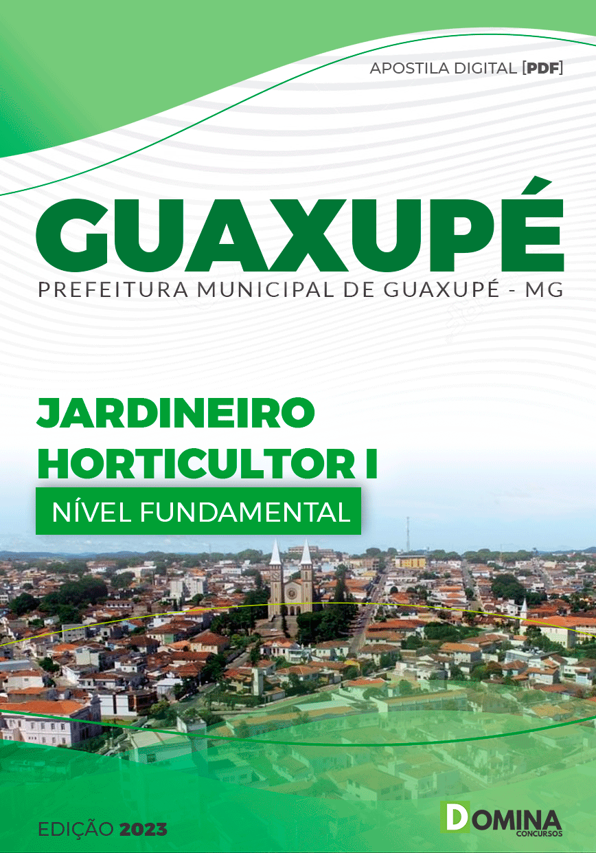 Apostila Digital Pref Guaxupé MG 2023 Jardineiro Horticultor I