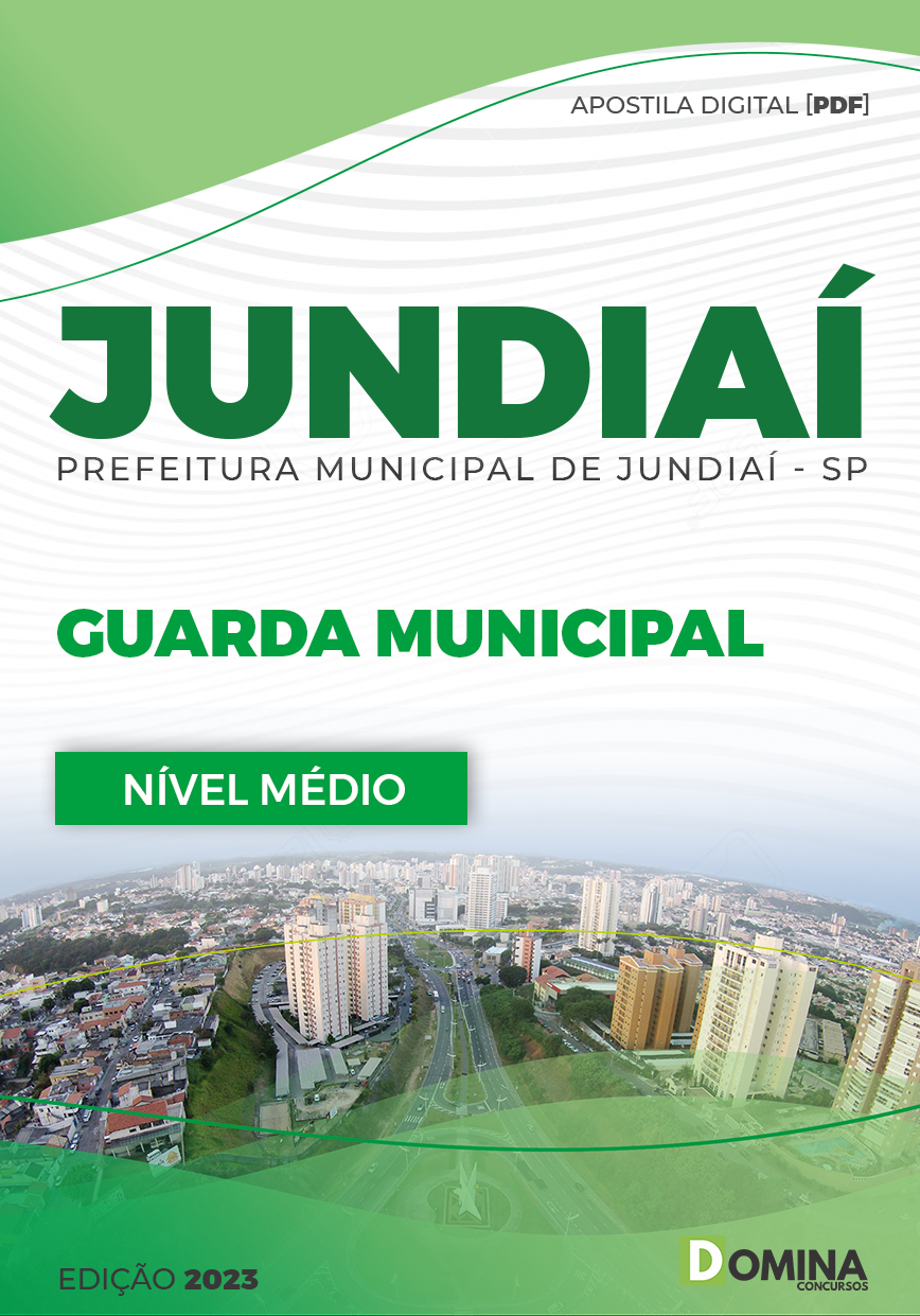 Apostila Concurso Pref Jundiaí SP 2023 Guarda Municipal