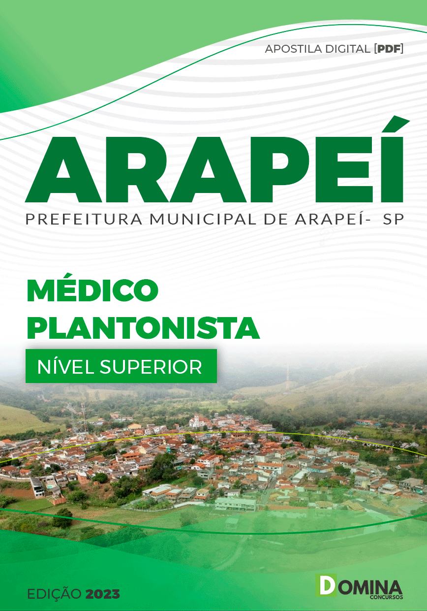 Apostila Digital Pref Arapeí SP 2023 Médico Platonista