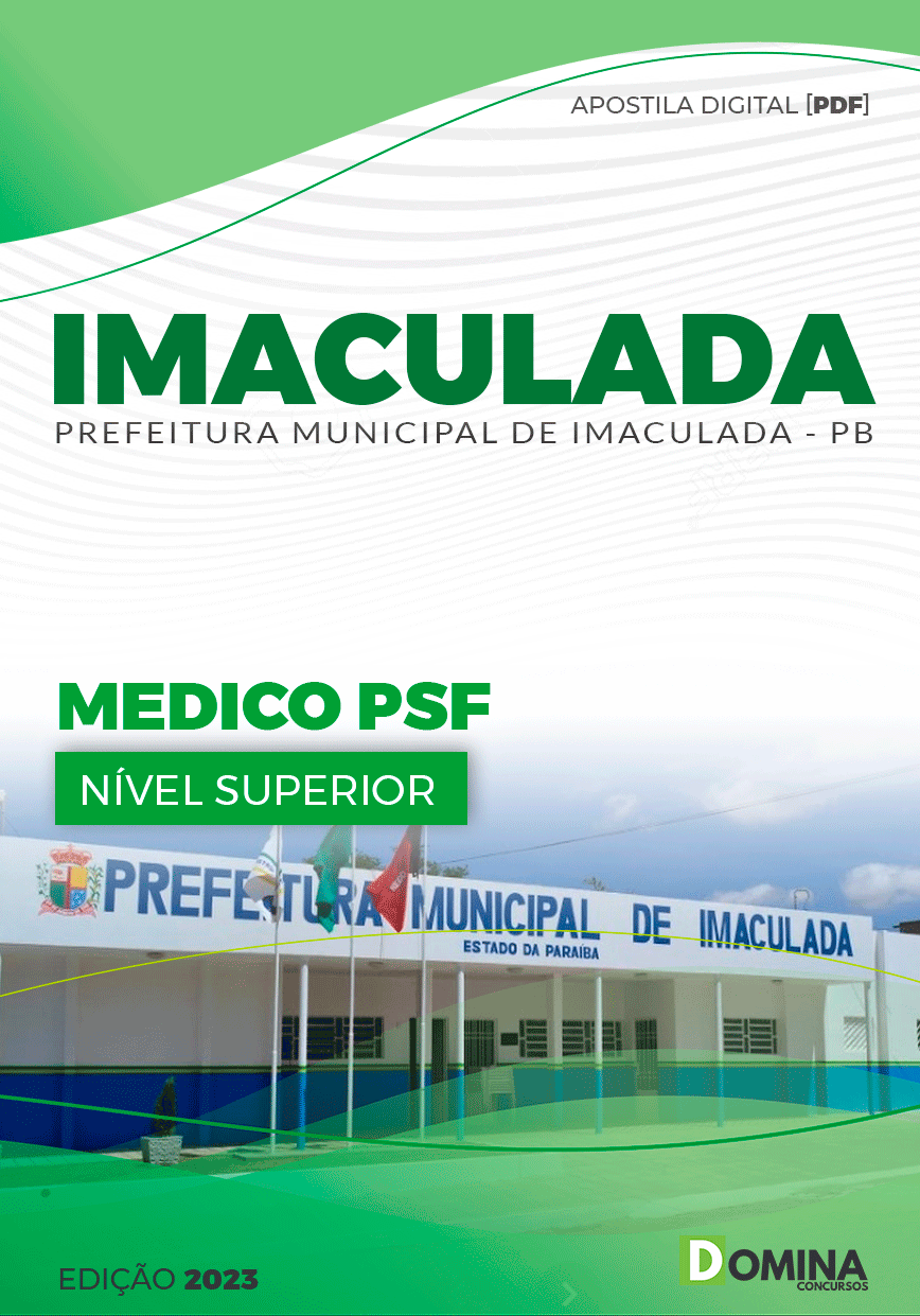 Apostila Concurso Pref Imaculada PB 2023 Médico PSF