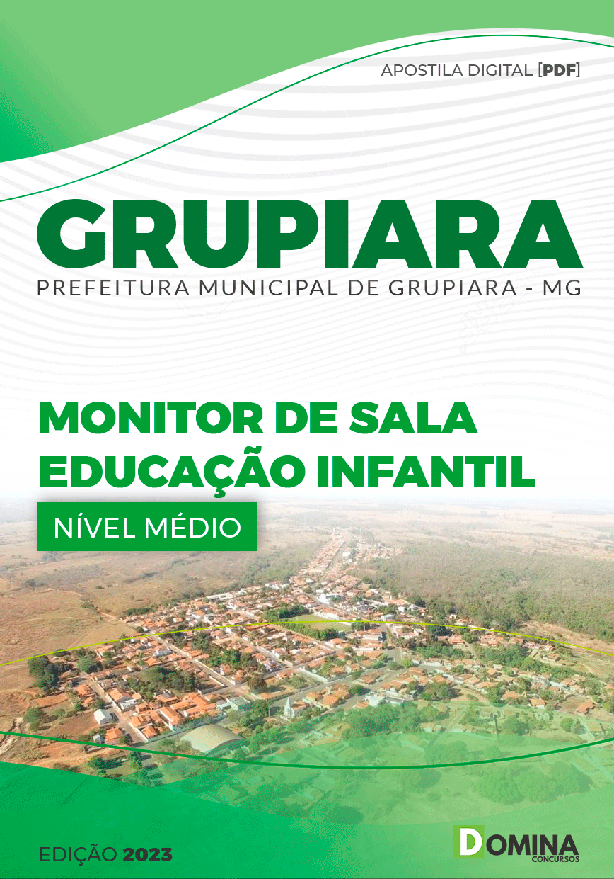 Apostila Pref Grupiara MG 2023 Monitor Sala Educação Infantil