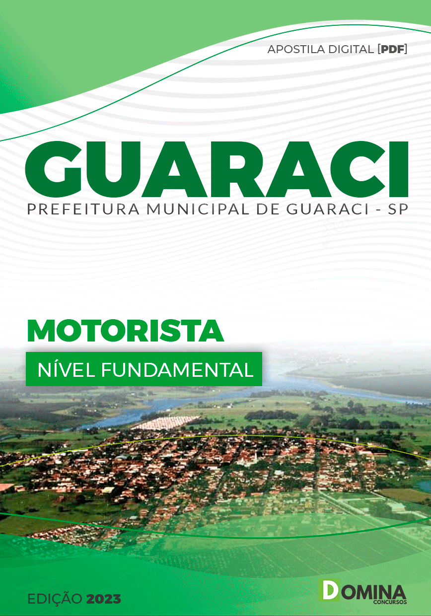 Apostila Concurso Pref Guaraci SP 2023 Motorista