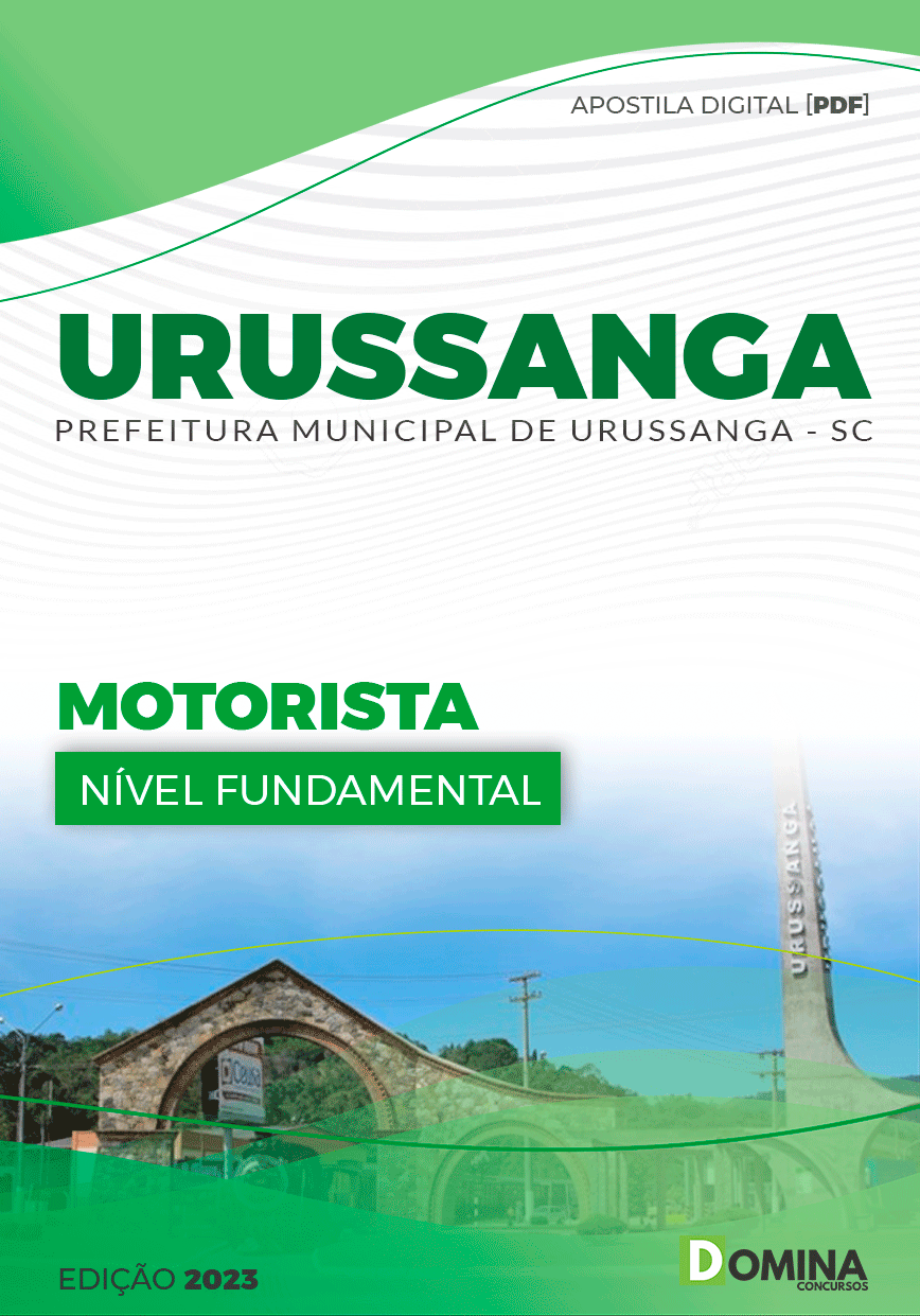 Apostila Concurso Pref Urussanga SC 2023 Motorista