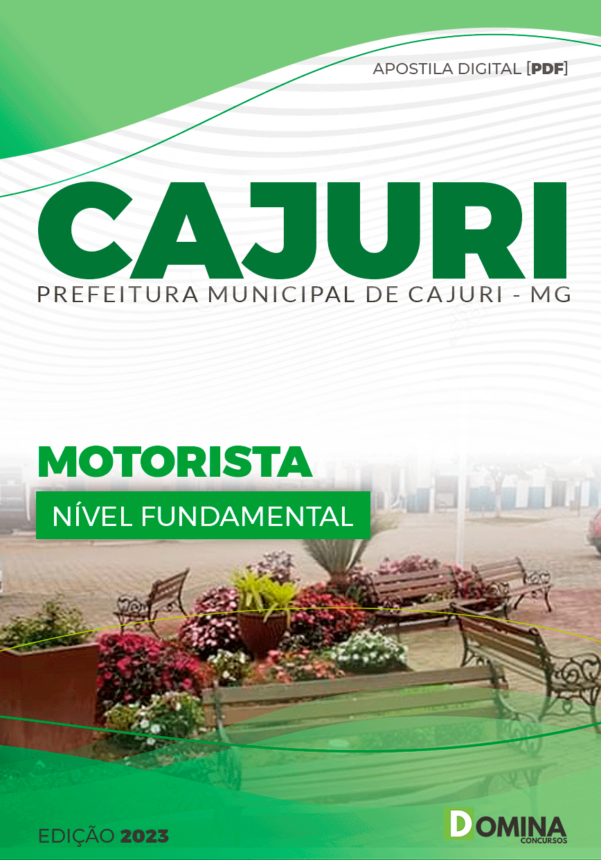 Apostila Concurso Pref Cajuri MG 2023 Motorista