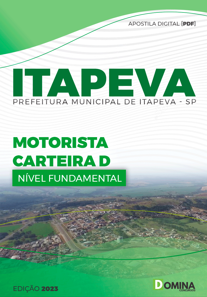 Apostila Seletivo Pref Itapeva SP 2023 Motorista Categoria D