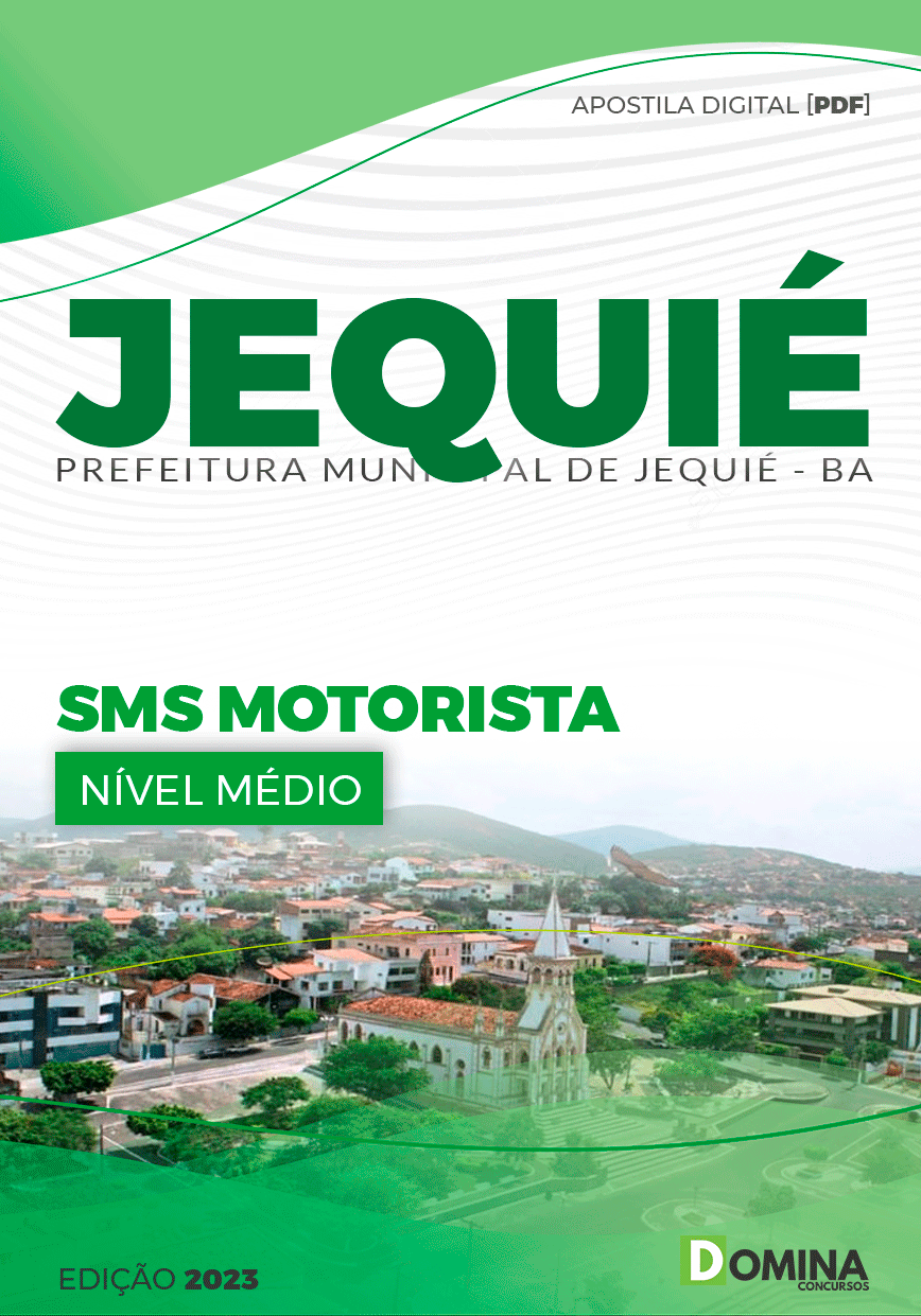 Apostila Digital Pref Jequié BA 2023 Motorista SMS