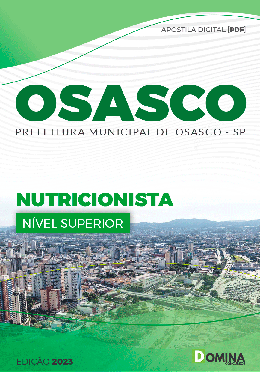 Apostila Concurso Pref Osasco SP 2023 Nutricionista