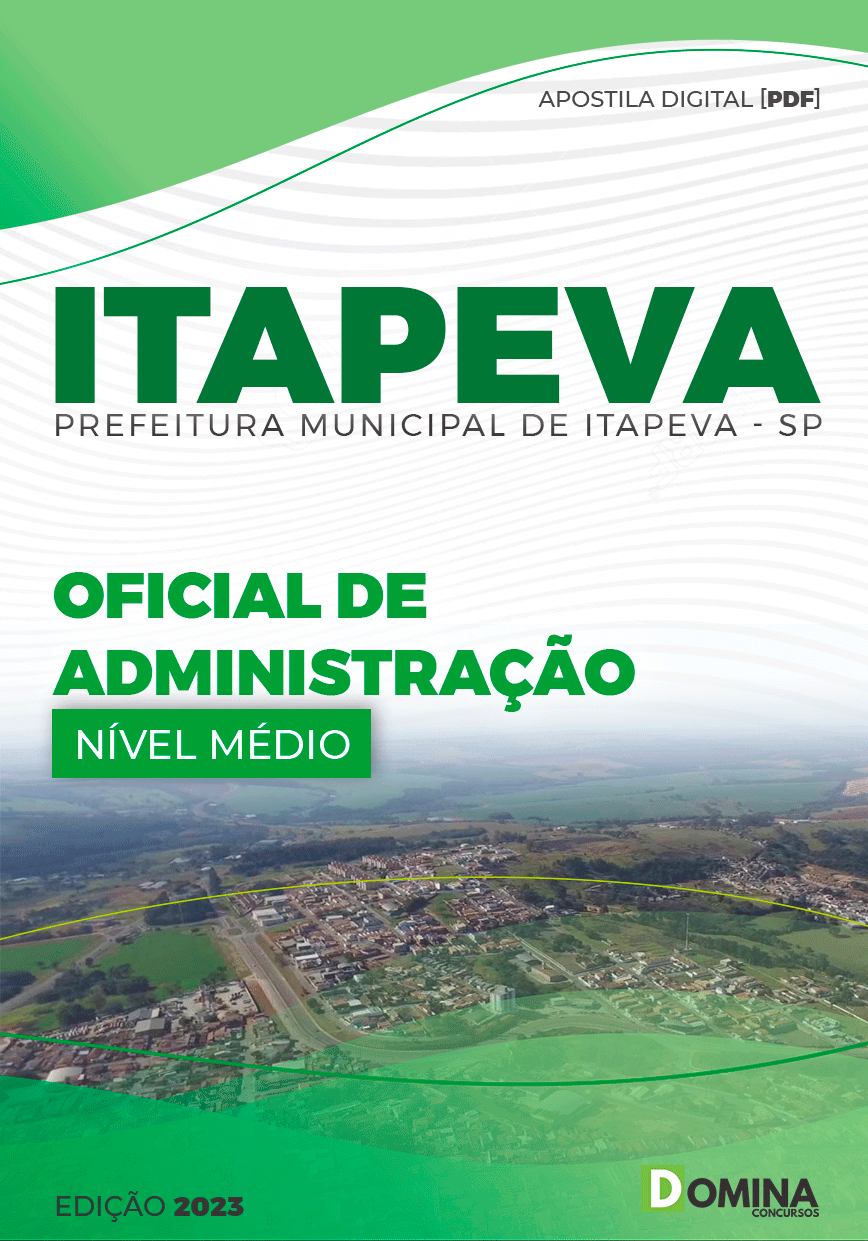 Apostila Seletivo Pref Itapeva SP 2023 Oficial Administração