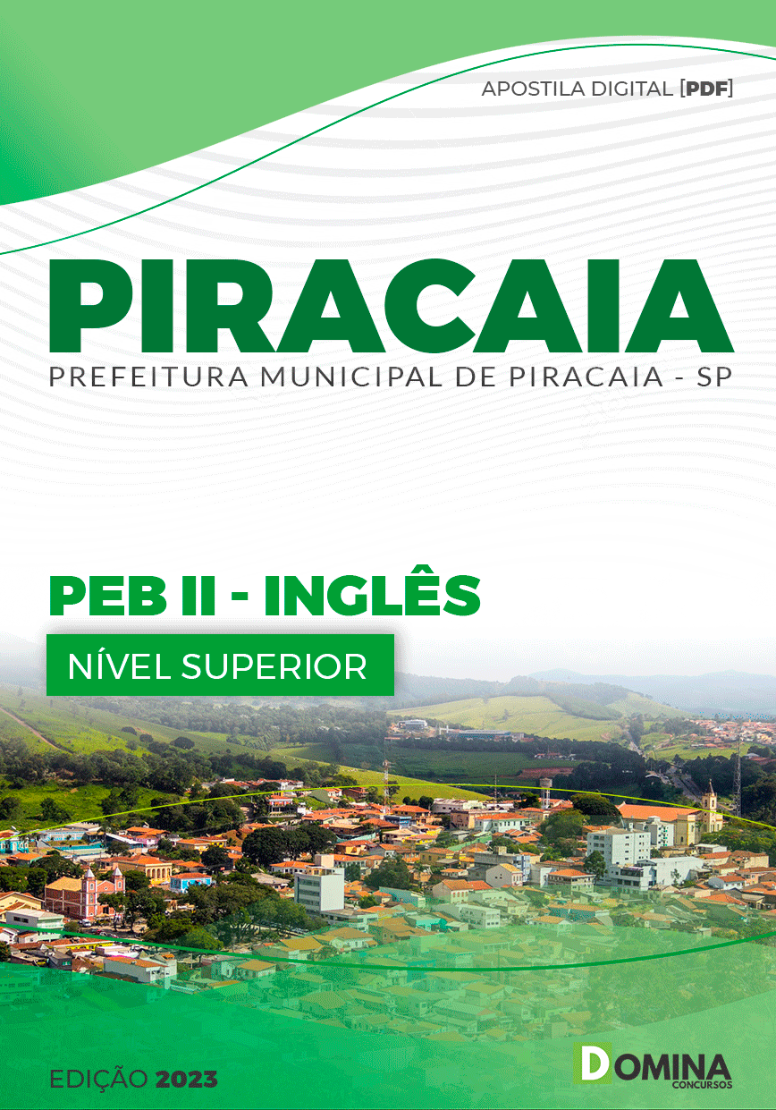 Apostila Concurso Pref Piracaia SP 2023 Professor PEB II Artes