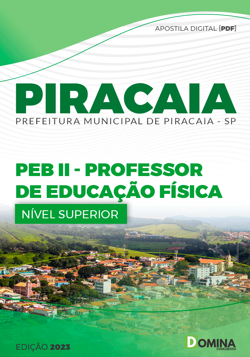 Apostila Concurso Pref Piracaia SP 2023 Professor Educação Física