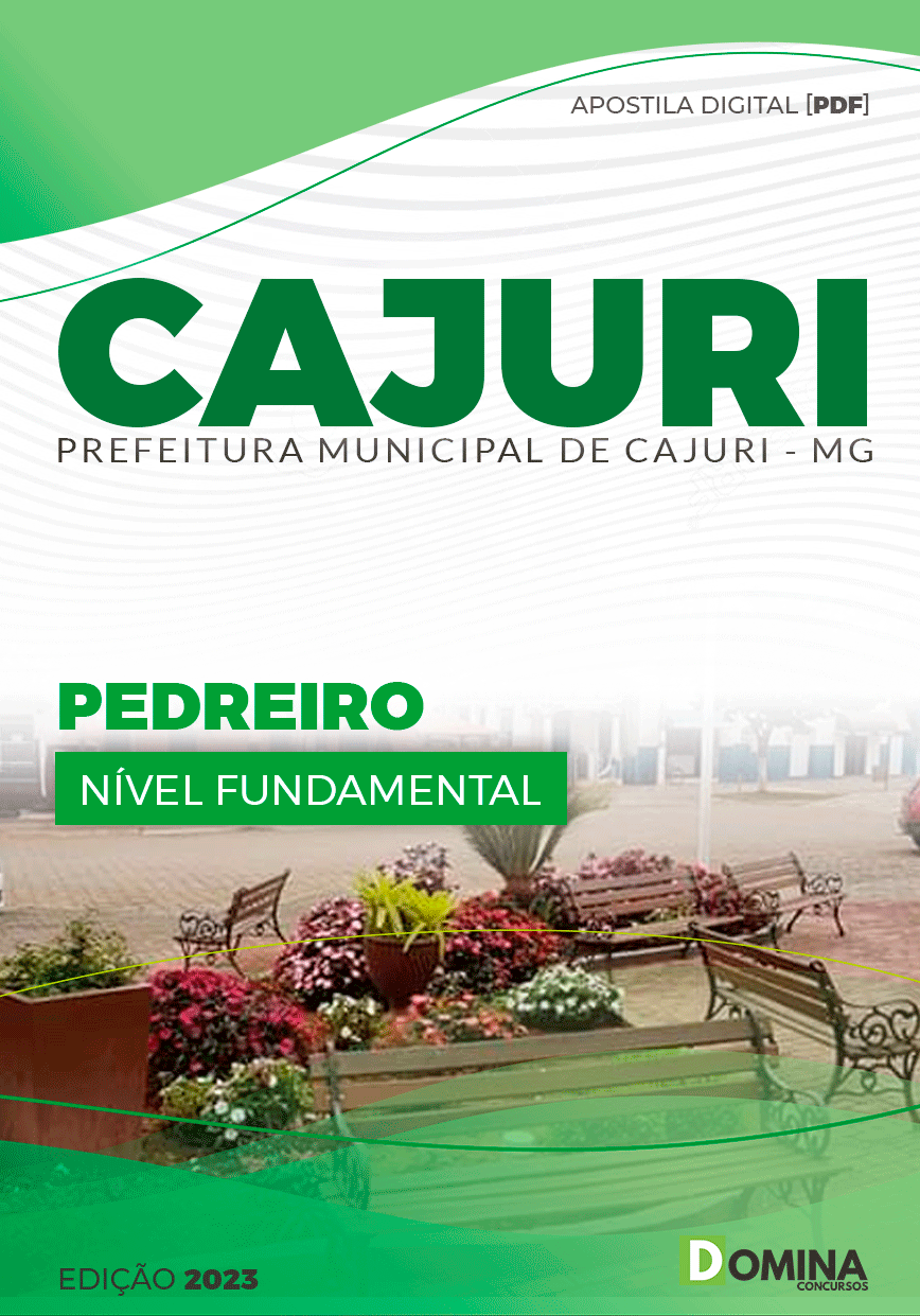 Apostila Digital Concurso Pref Cajuri MG 2023 Pedreiro