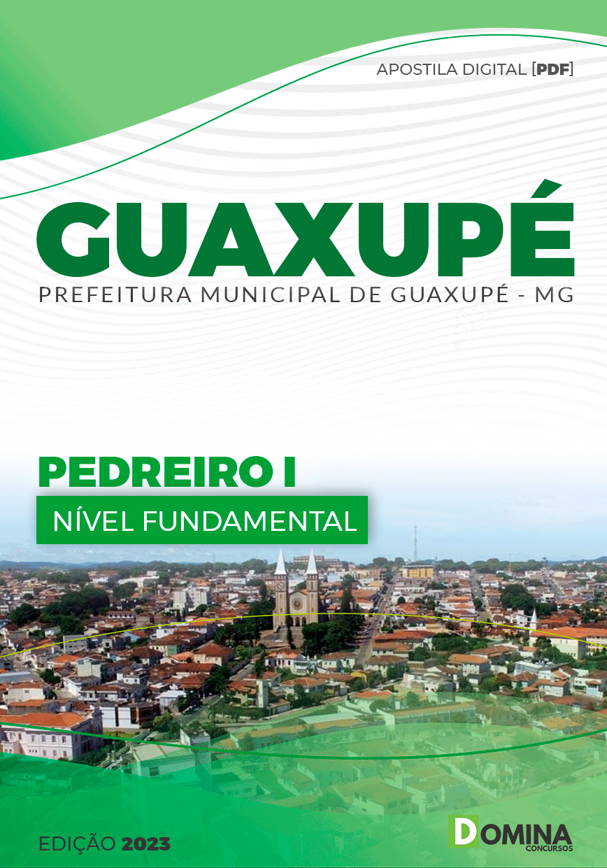 Apostila Concurso Pref Guaxupé MG 2023 Pedreiro I