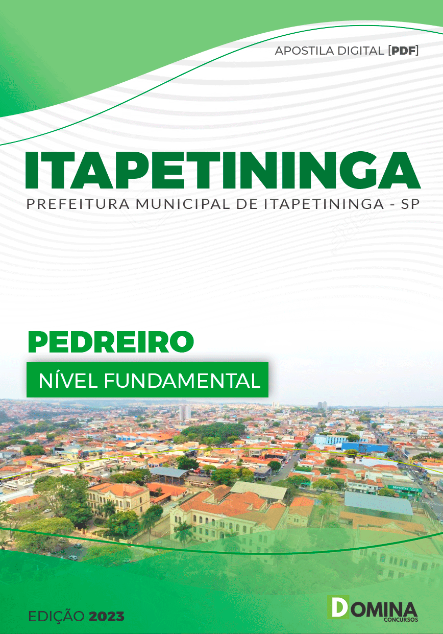 Apostila Concurso Pref Itapetininga SP 2023 Pedreiro
