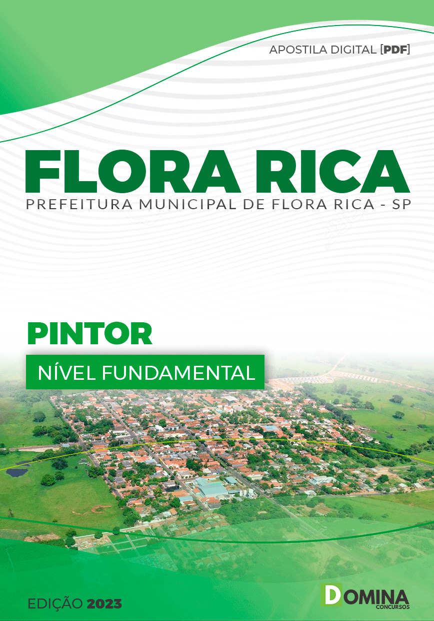 Apostila Concurso Pref Flora Rica SP 2023 Pintor