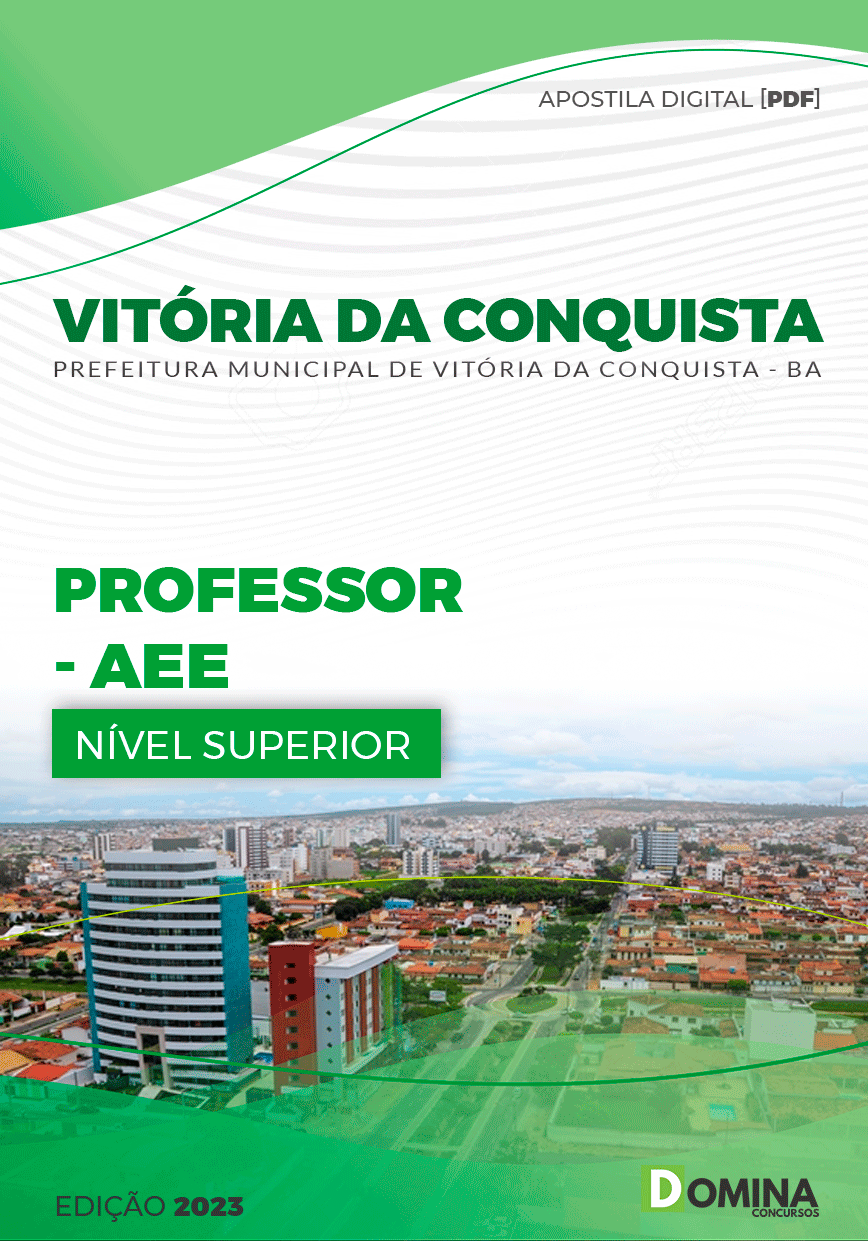 Apostila Pref Vitória Conquista BA 2023 Professor Especializado AEE