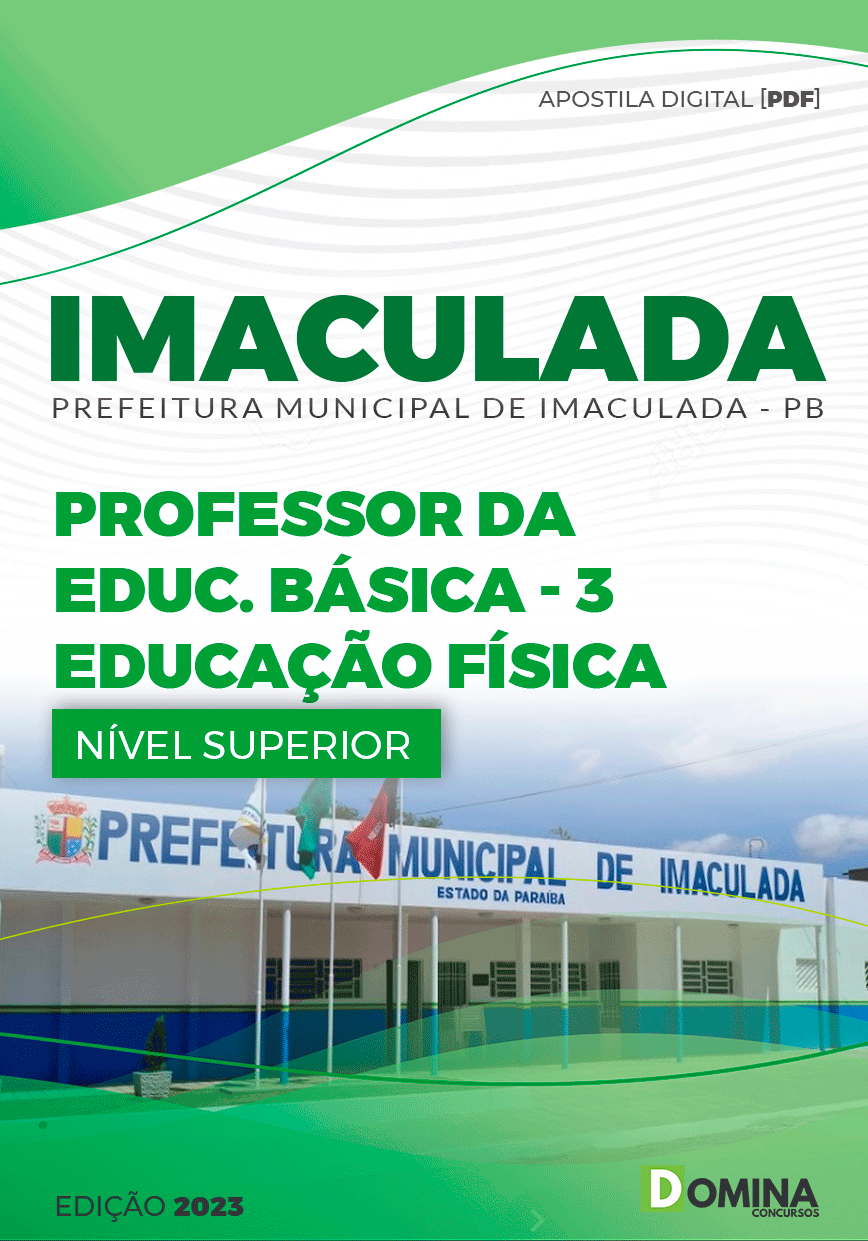 Apostila Pref Imaculada PB 2023 Professor Educação Física