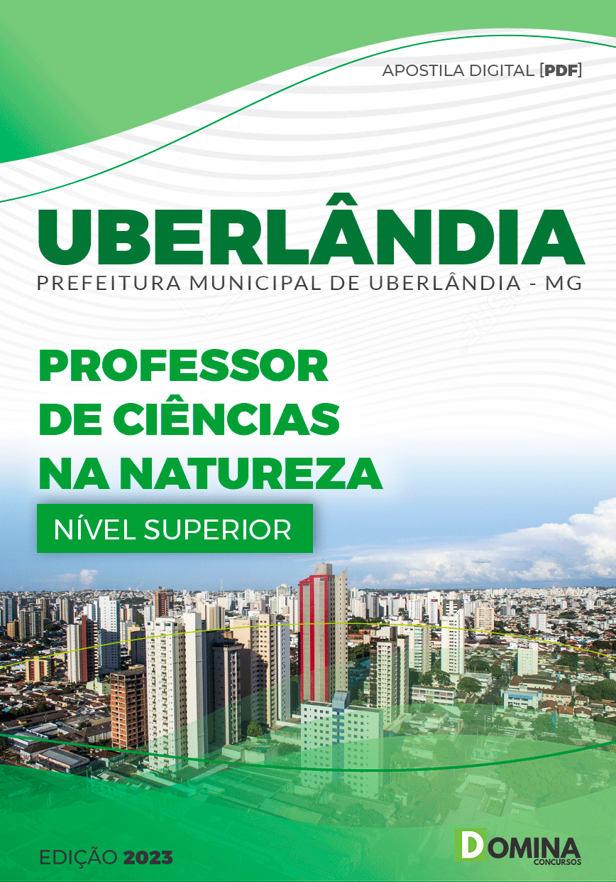 Apostila Pref Uberlândia MG 2023 Professor Ciências Natureza