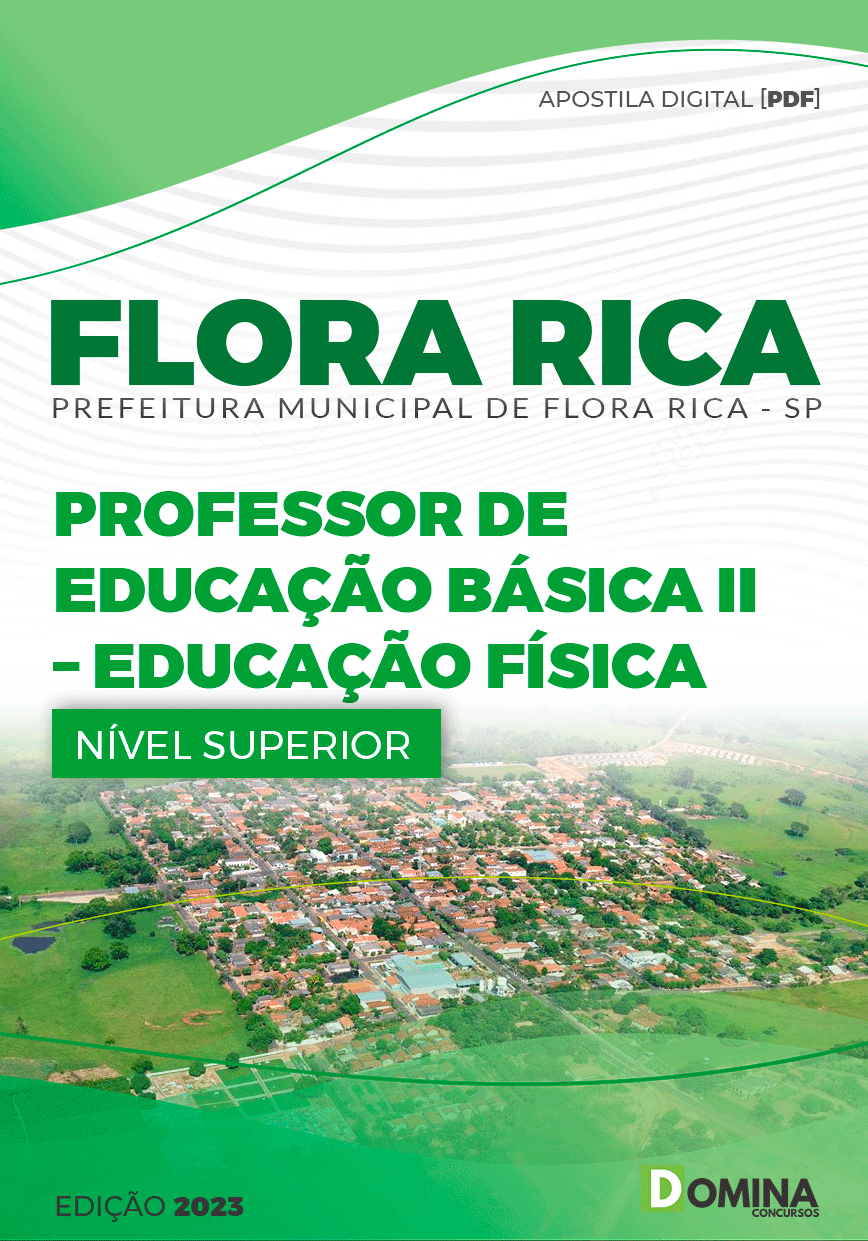Apostila Processo Seletivo Flora Rica SP 2023 Prof Ed Básica II Educação Física