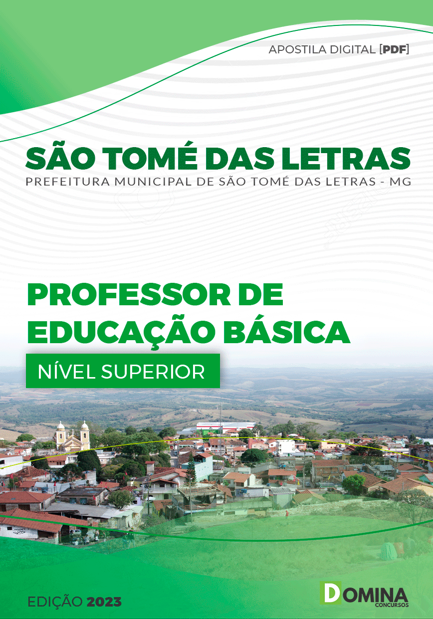 Apostila Pref São Tomé Letras MG 2023 Professor Educação Básica