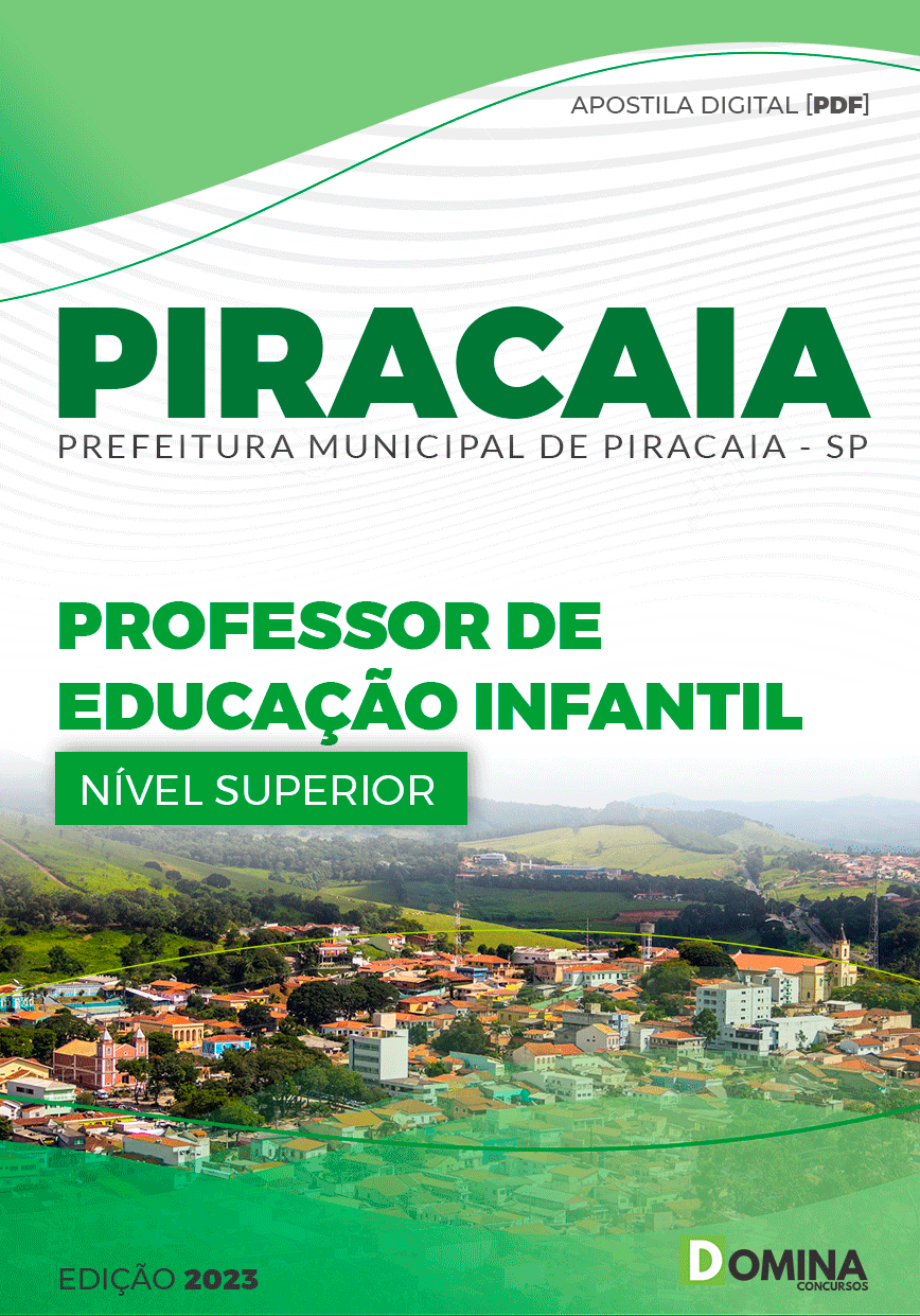 Apostila Pref Piracaia SP 2023 Professor Educação Infantil