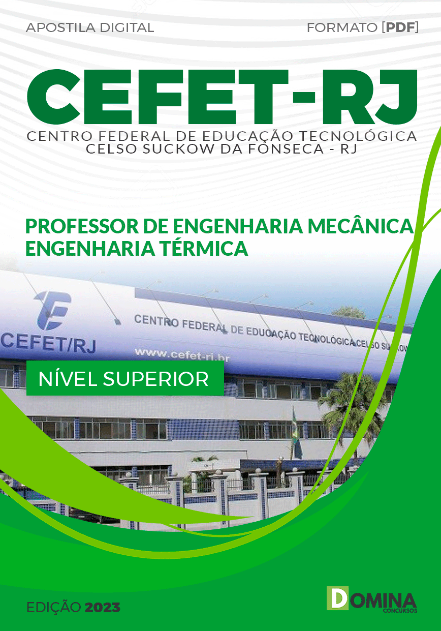 Apostila CEFET RJ 2023 Professor Engenharia Mecânica Térmica