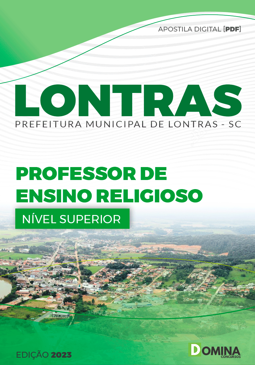 Apostila Pref Lontras SC 2023 Professor Ensino Religioso