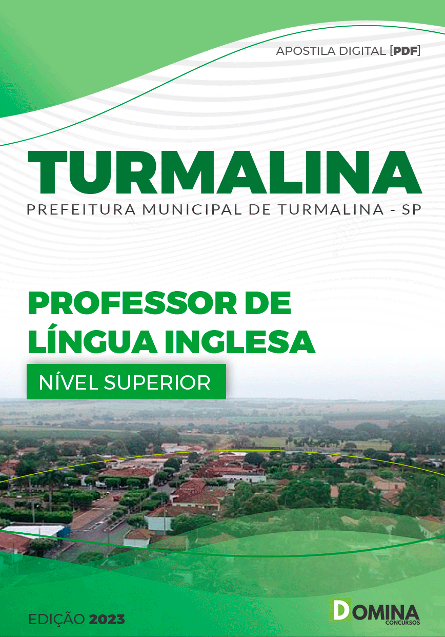 Apostila Pref Turmalina SP 2023 Professor Língua Inglesa