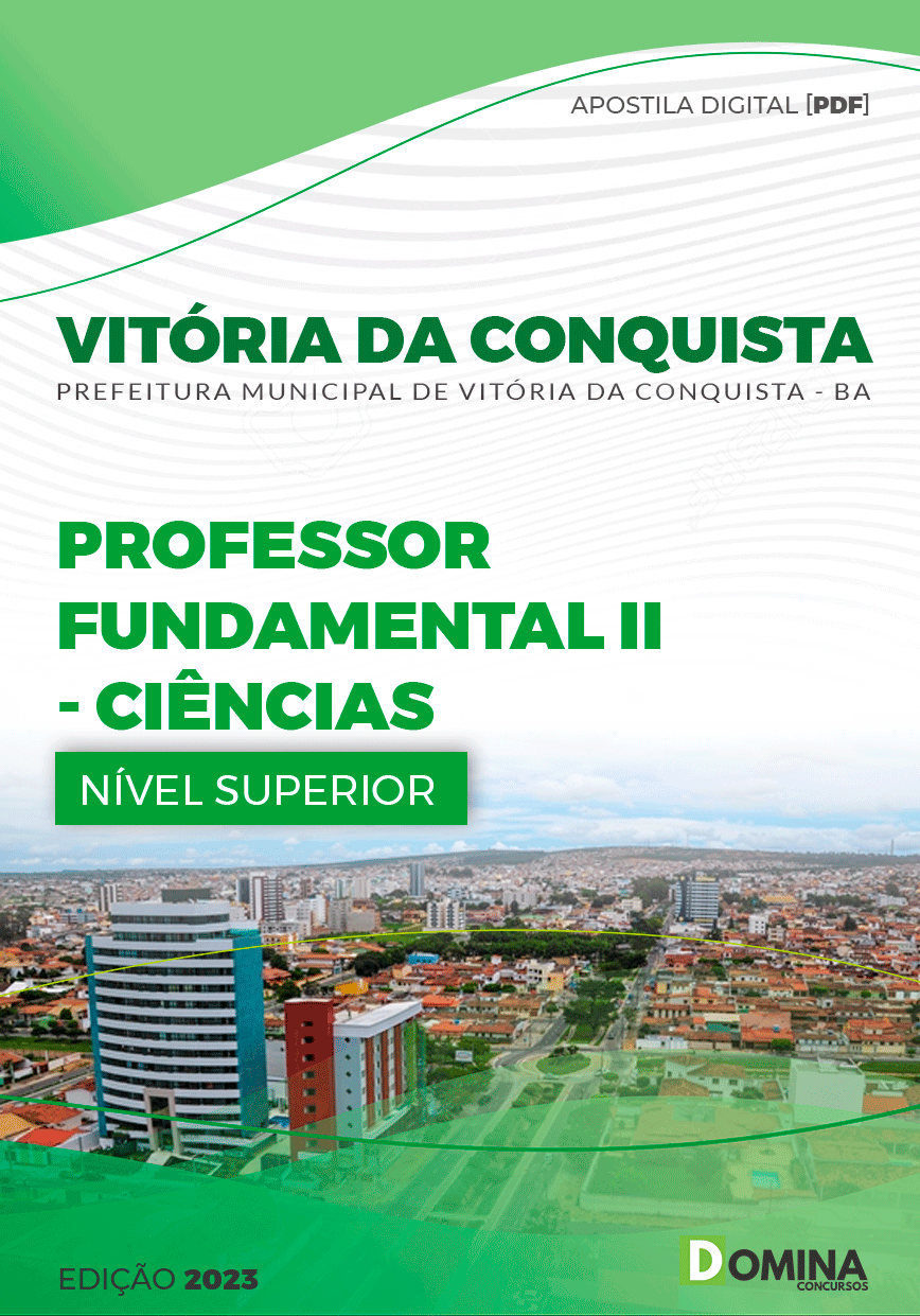 Apostila Pref Vitória Conquista BA 2023 Professor Fund II Ciências