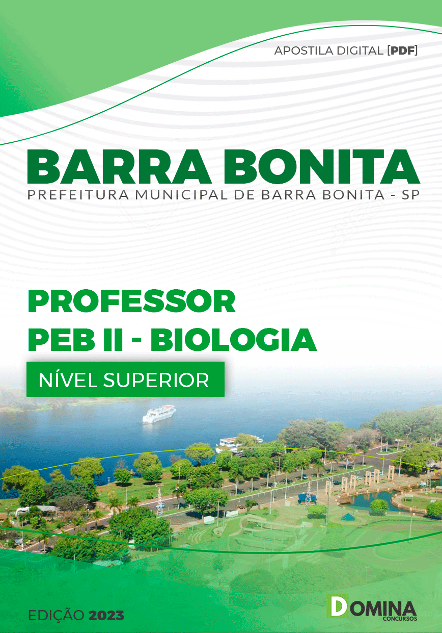 Apostila Pref Barra Bonita SP 2023 Professor PEB II Biologia