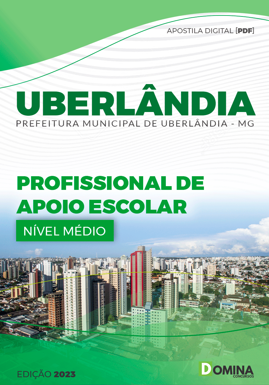 Apostila Pref Uberlândia MG 2023 Profissional Apoio Escolar