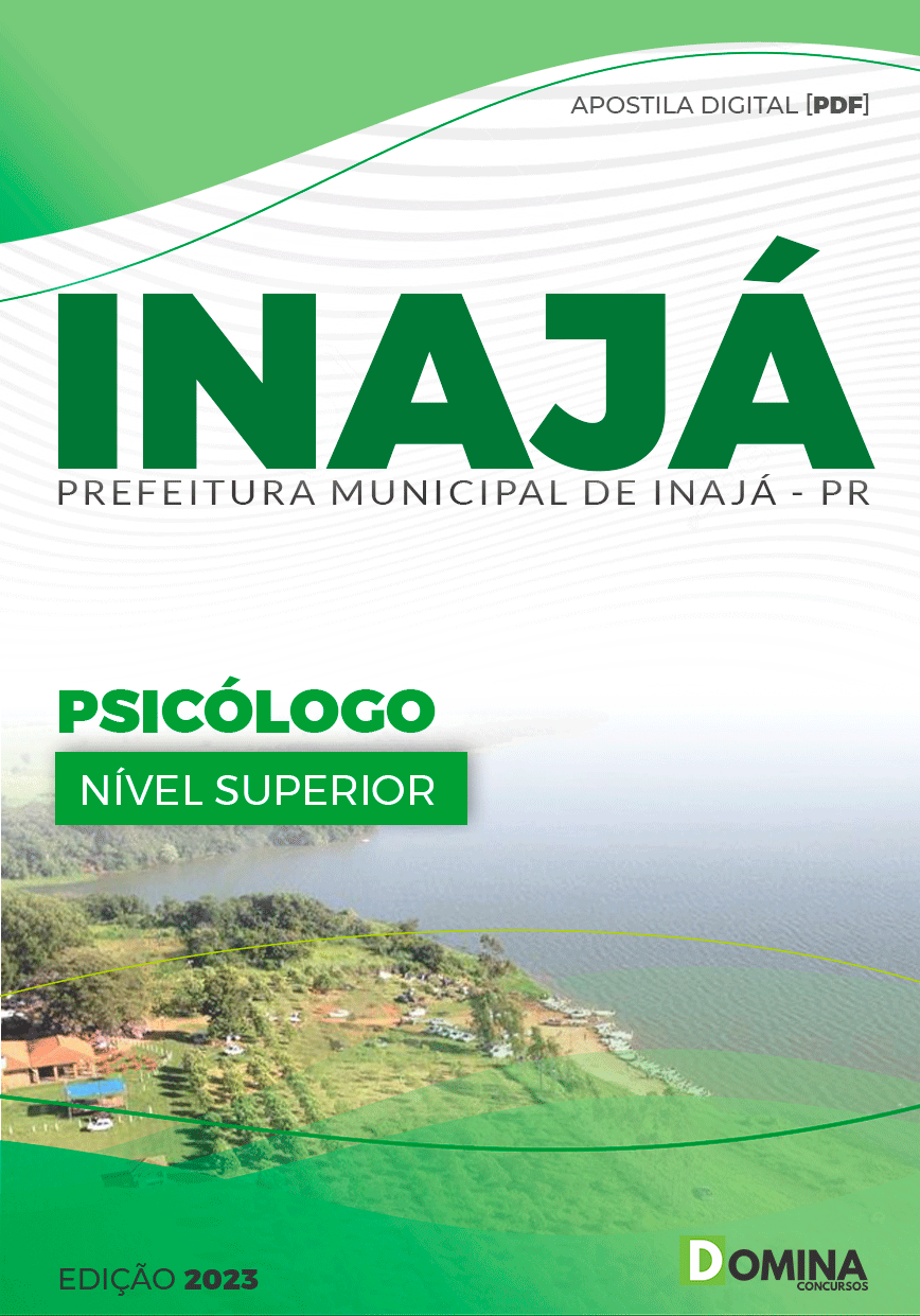 Apostila Digital Concurso Pref Inajá PR 2023 Psicólogo