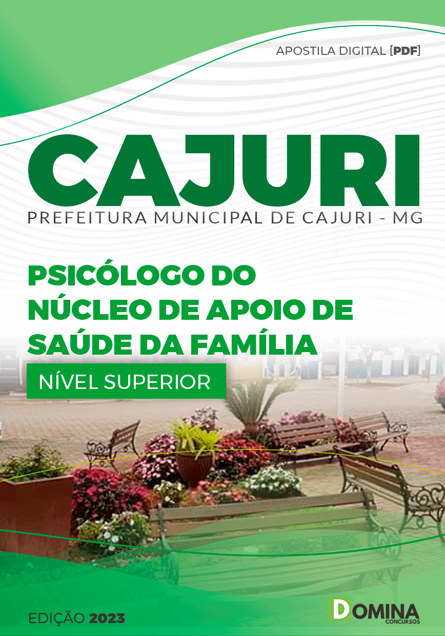 Apostila Concurso Pref Cajuri MG 2023 Psicólogo Apoio Família