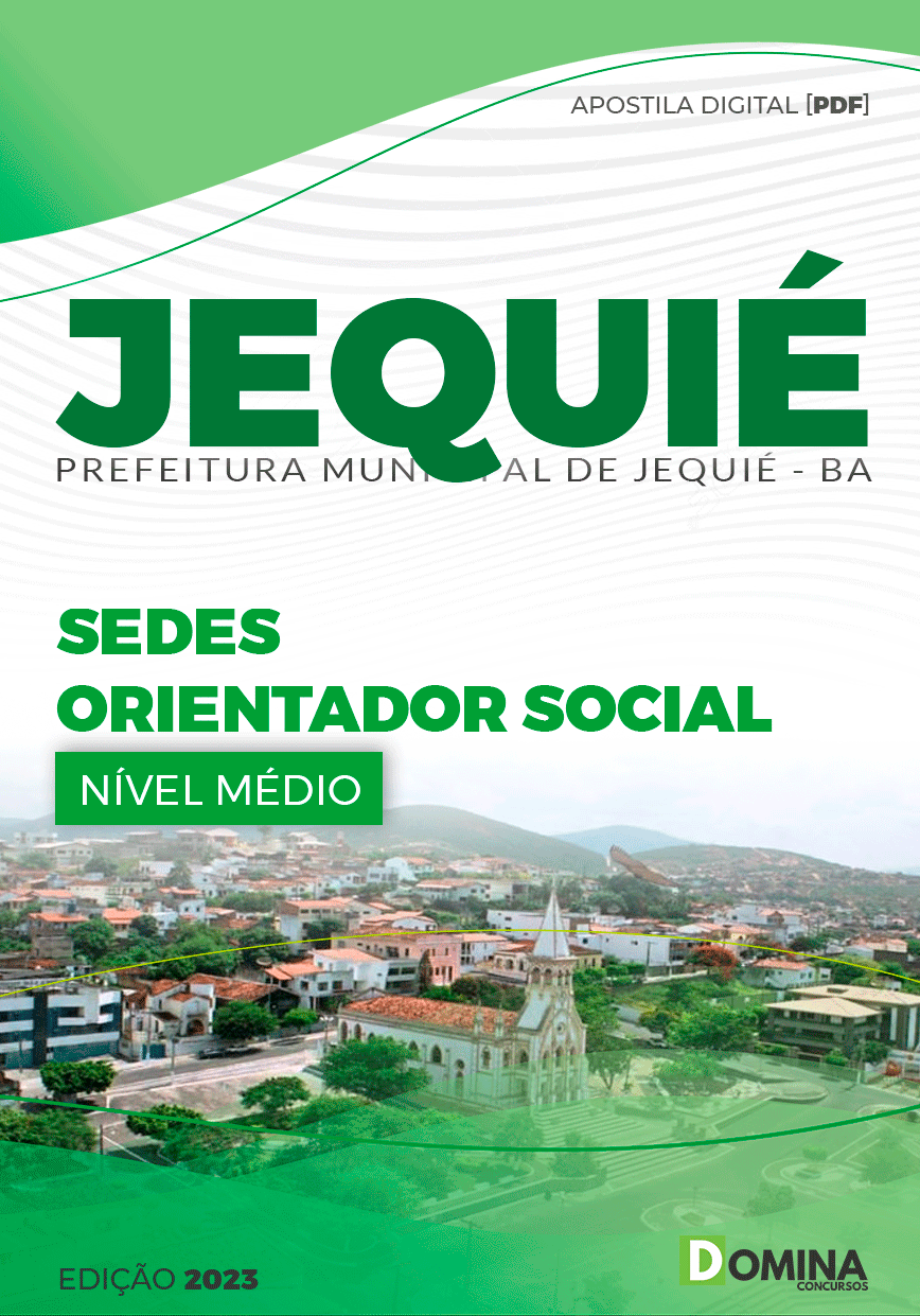 Apostila Digital Pref Jequié BA 2023 Orientador Social SEDES
