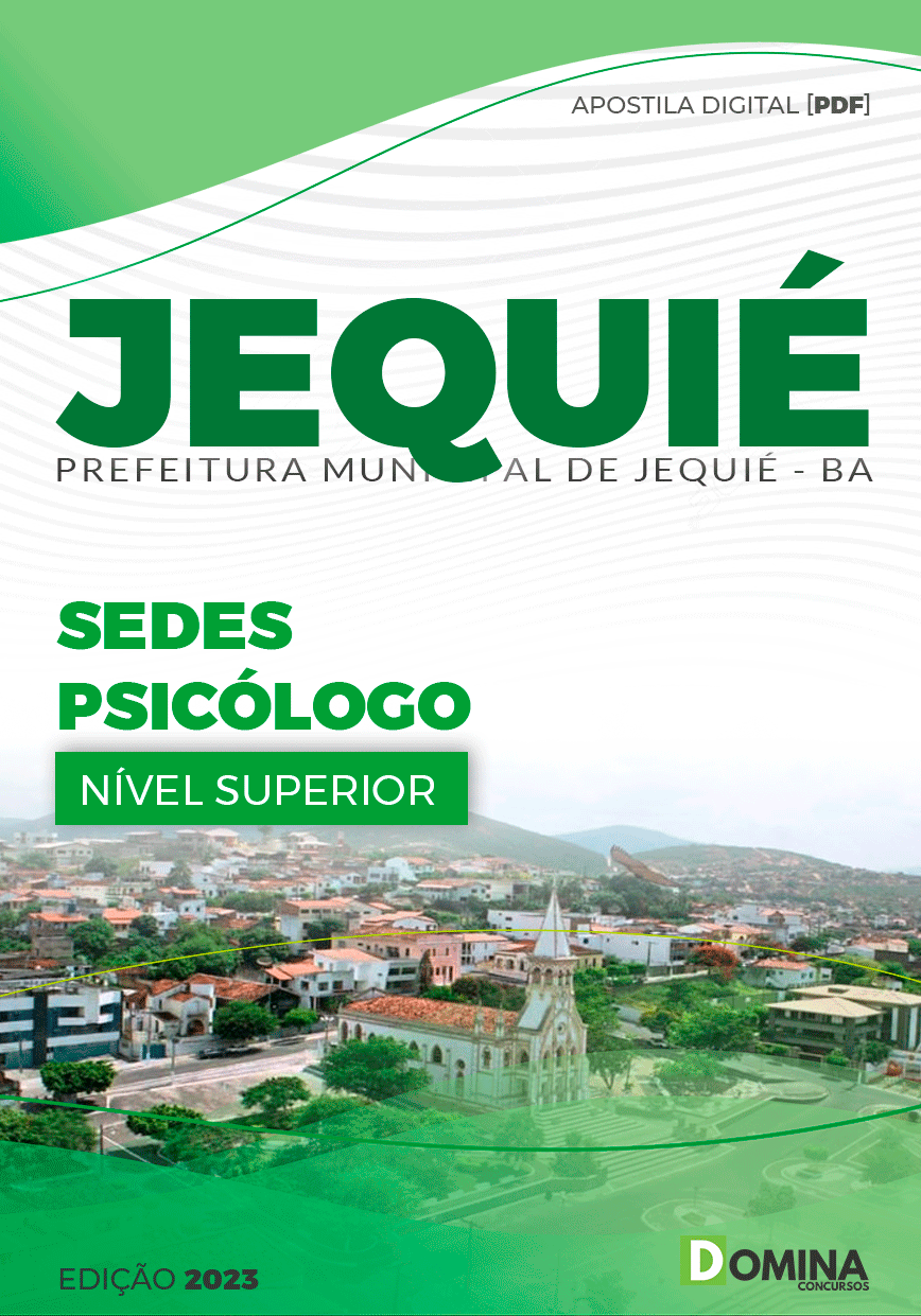 Apostila Digital Pref Jequié BA 2023 Psicólogo SEDES