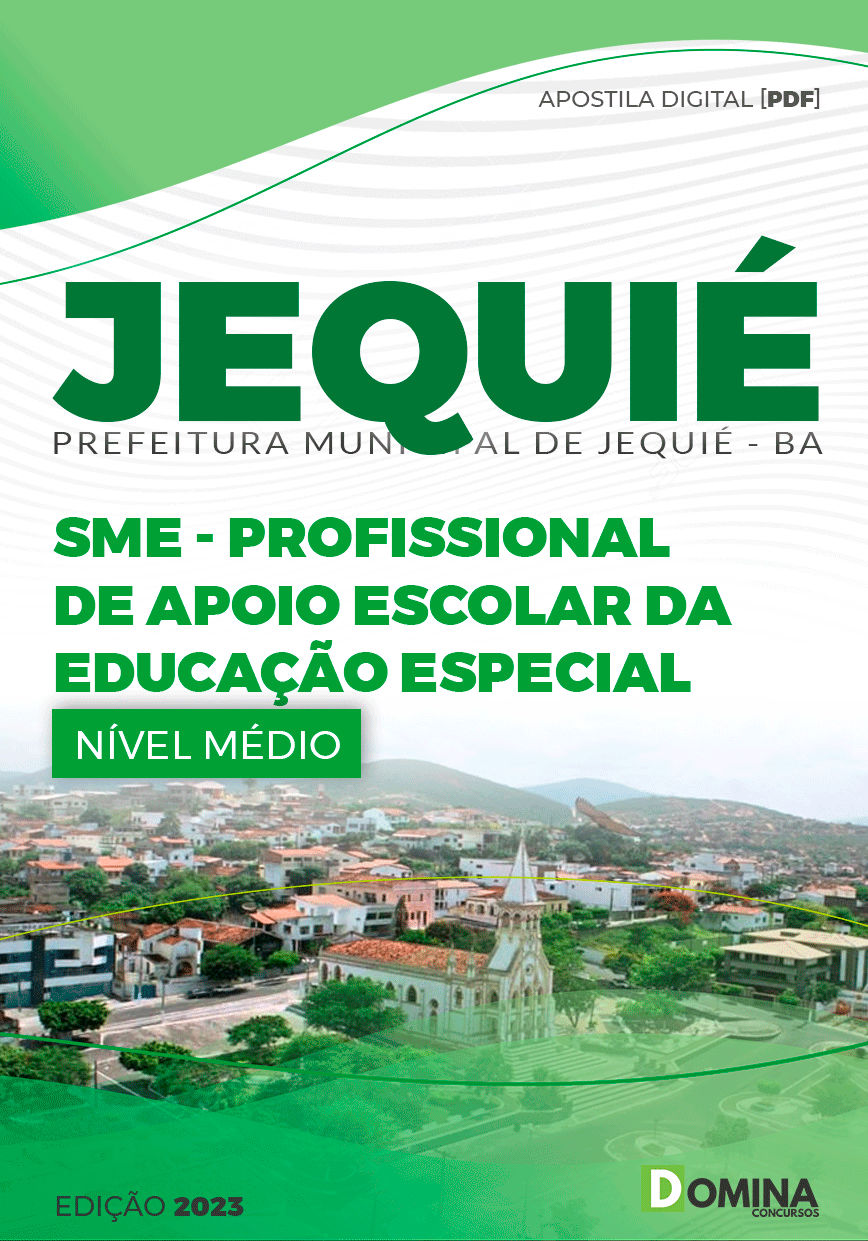 Apostila Pref Jequié BA 2023 Profissional Apoio Escolar Ed Especial