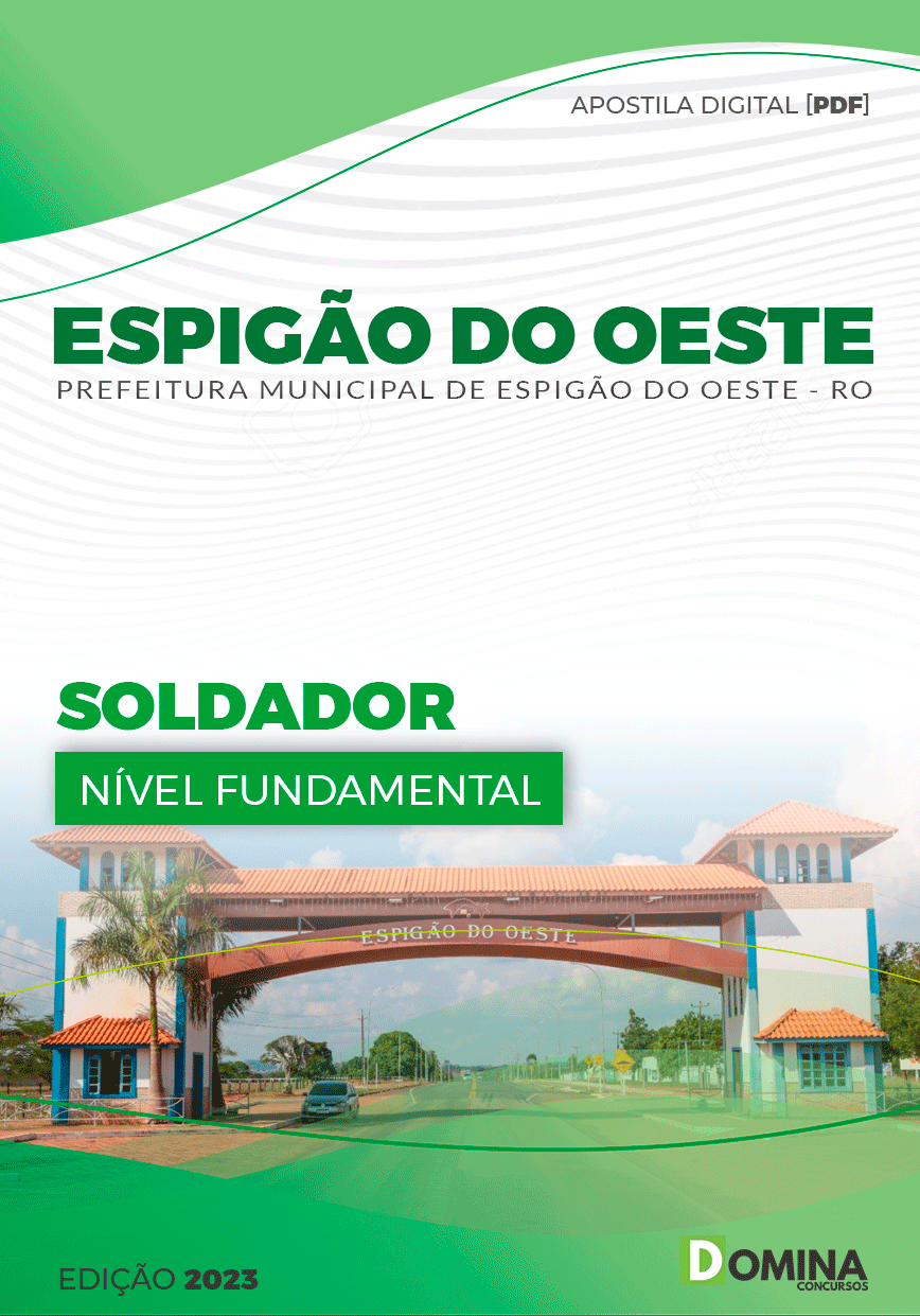 Apostila Pref Espigão D´Oeste RO 2023 Soldador