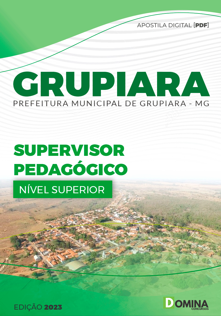 Apostila Concurso Pref Grupiara MG 2023 Supervisor Pedagogo