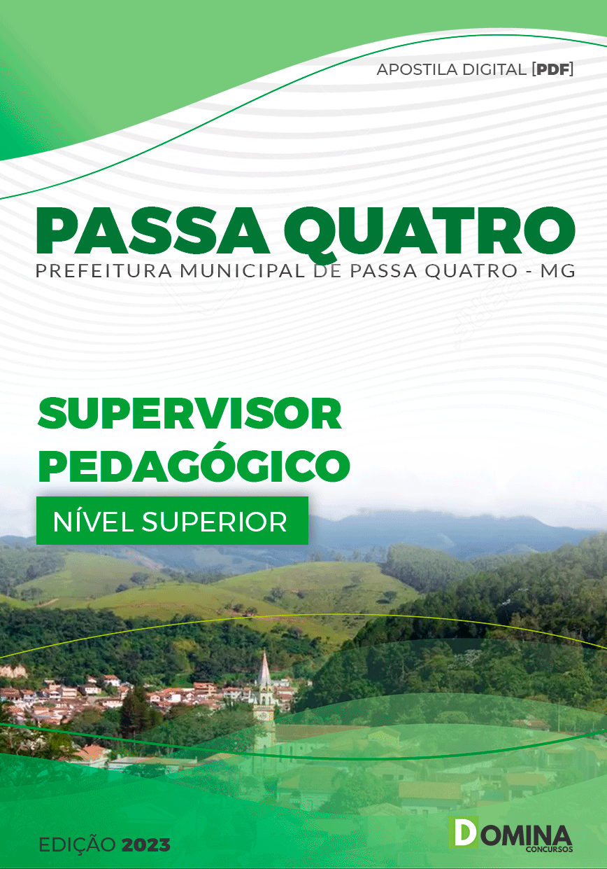 Apostila Pref Passa Quatro MG 2023 Secretário Escolar