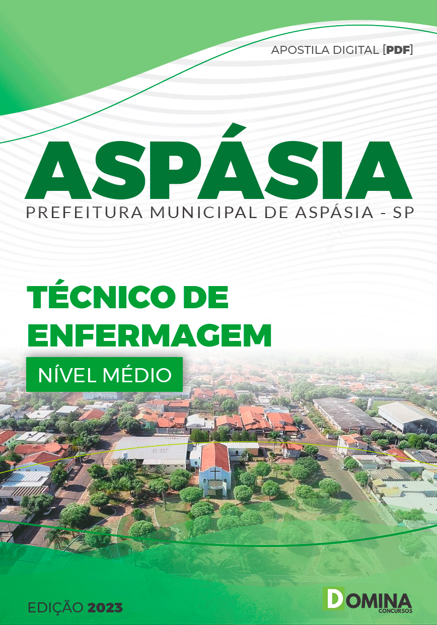 Apostila Concurso Pref Aspásia SP 2023 Técnico Enfermagem