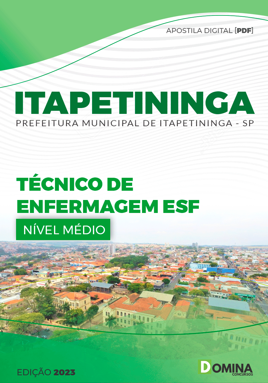 Apostila Concurso Pref Itapetininga SP 2023 Técnico de Enfermagem ESF