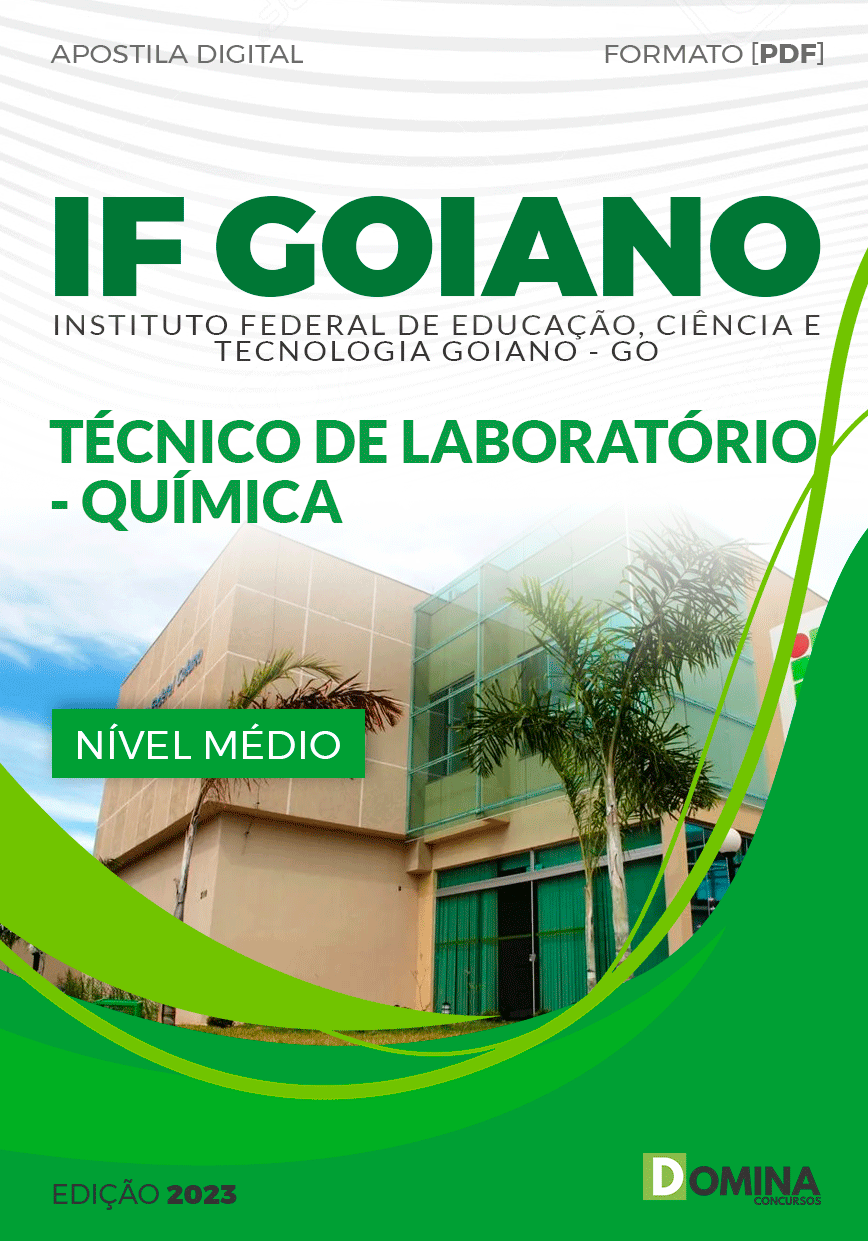 Apostila IF Goiano GO 2023 Técnico Laboratório Química