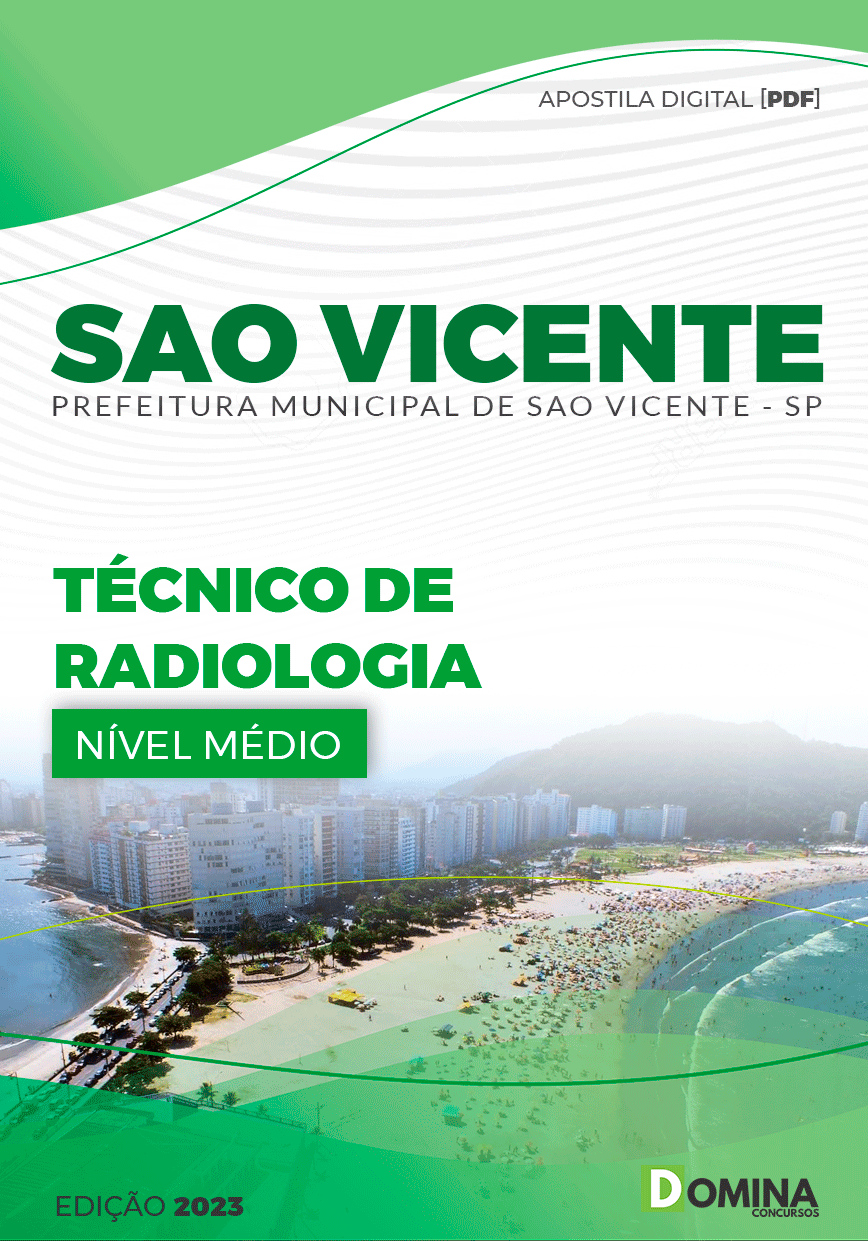 Apostila Pref São Vicente SP 2023 Técnico Radiologia