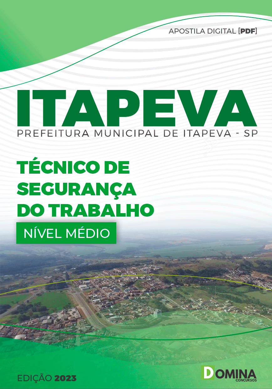 Apostila Seletivo Pref Itapeva SP 2023 Técnico Segurança Trabalho